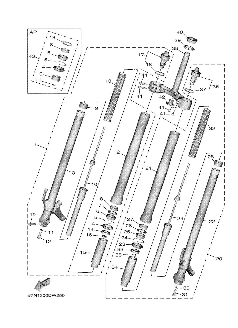 FRONT FORK front-fork